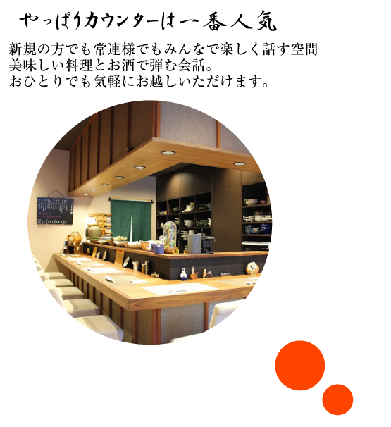 大阪天満宮南森町　家庭料理 恕庵（じょあん）気軽に居酒屋利用としてご利用ください